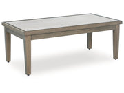 Rainier Ranch - Rectangular Cocktail Table - Brown / Beige