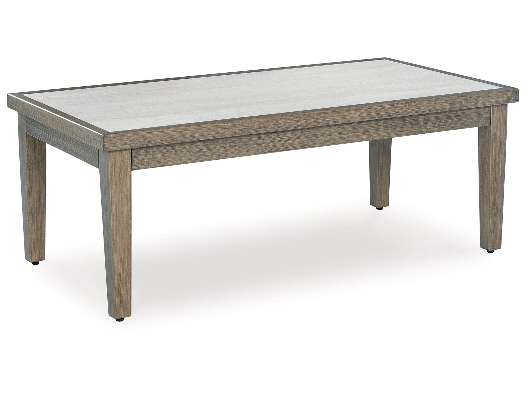 Rainier Ranch - Rectangular Cocktail Table - Brown / Beige