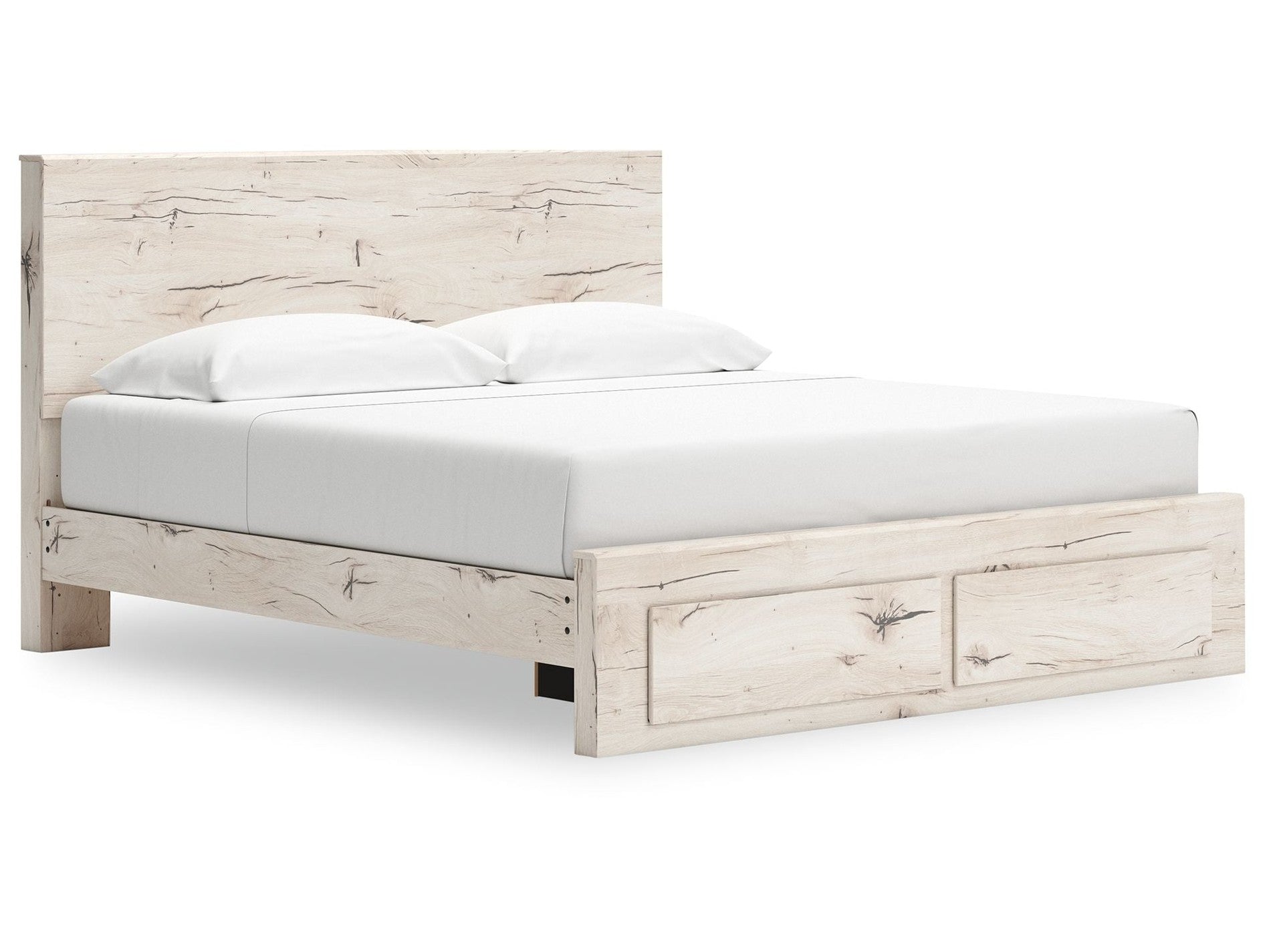 Lawroy - Panel Bed With Storage