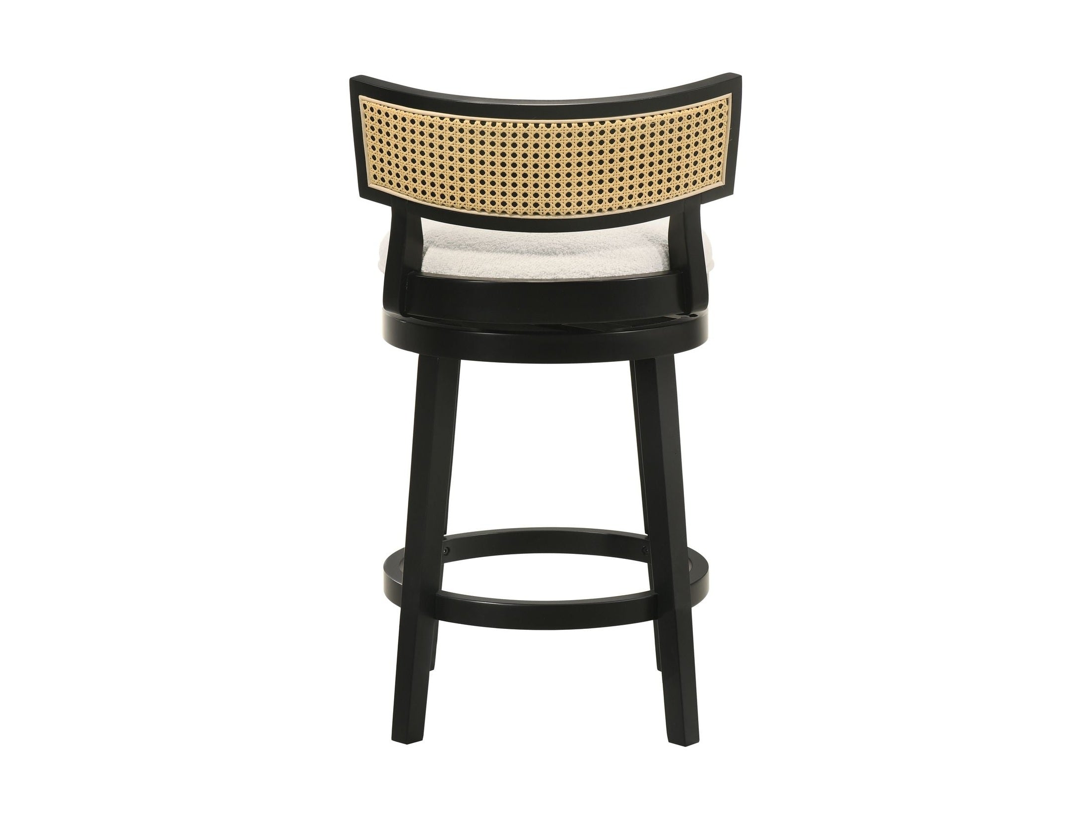 Noely - Modern Farmhouse Swivel Wood Counter Height Kitchen Bar Stool