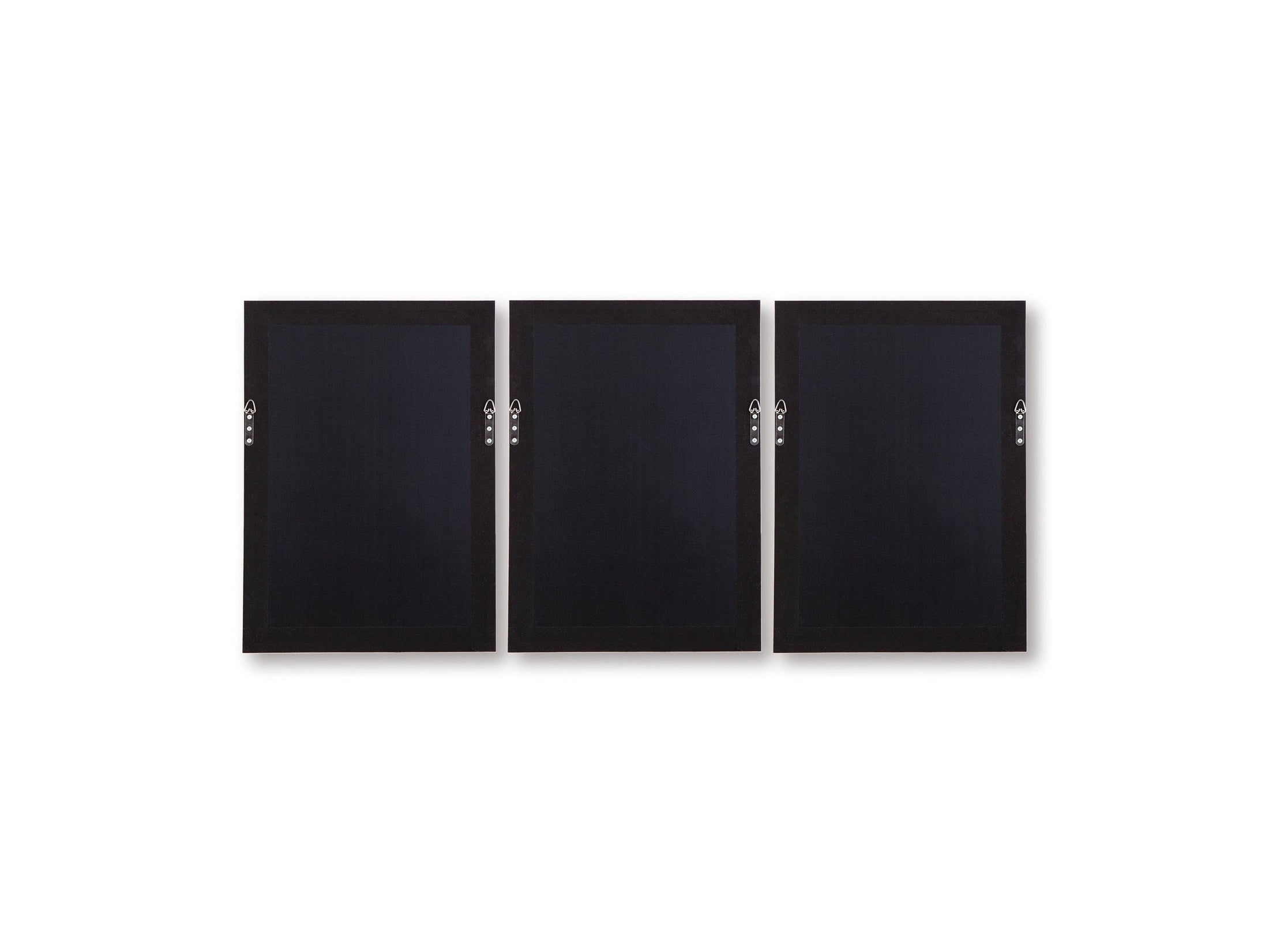 Honslow - Wall Art Set (Set of 3) - Brown / Black / White