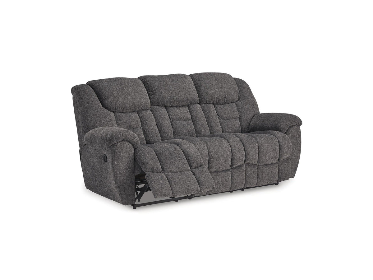 Foreside - Reclining Sofa - Charcoal