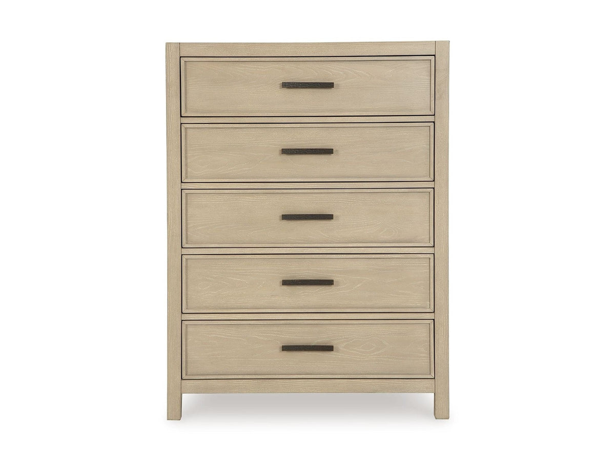 Calmoro - Five Drawer Chest - Gray