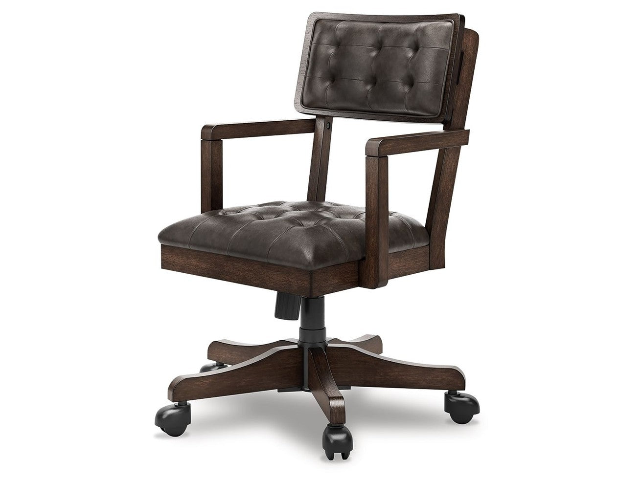 Breckington - Home Office Desk Chair - Dark Brown