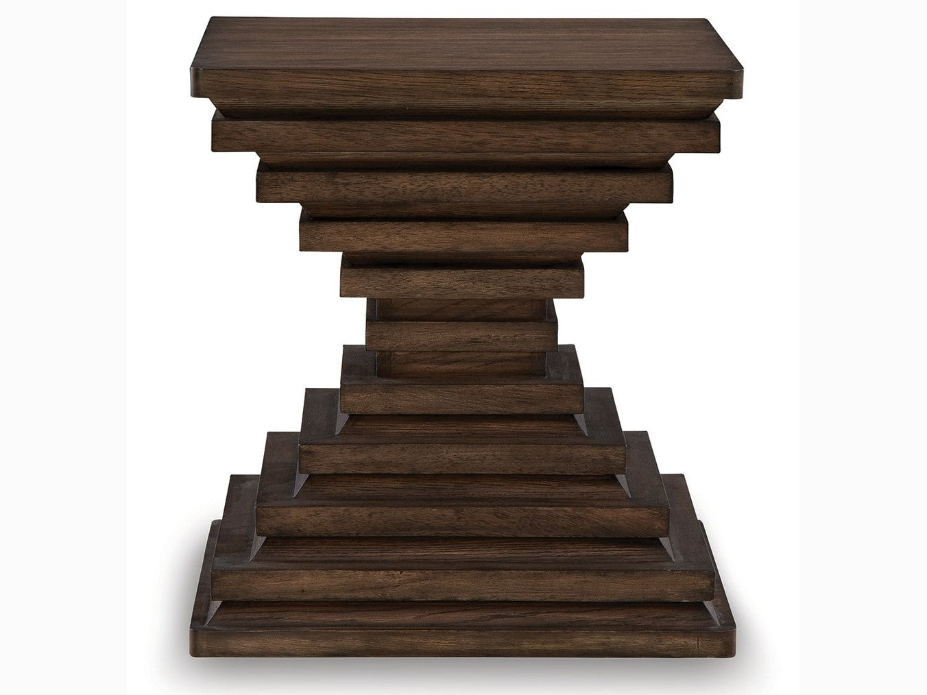 Hannodream - Square End Table - Warm Brown