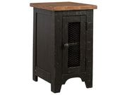 Valebeck - Chair Side End Table - Black / Brown