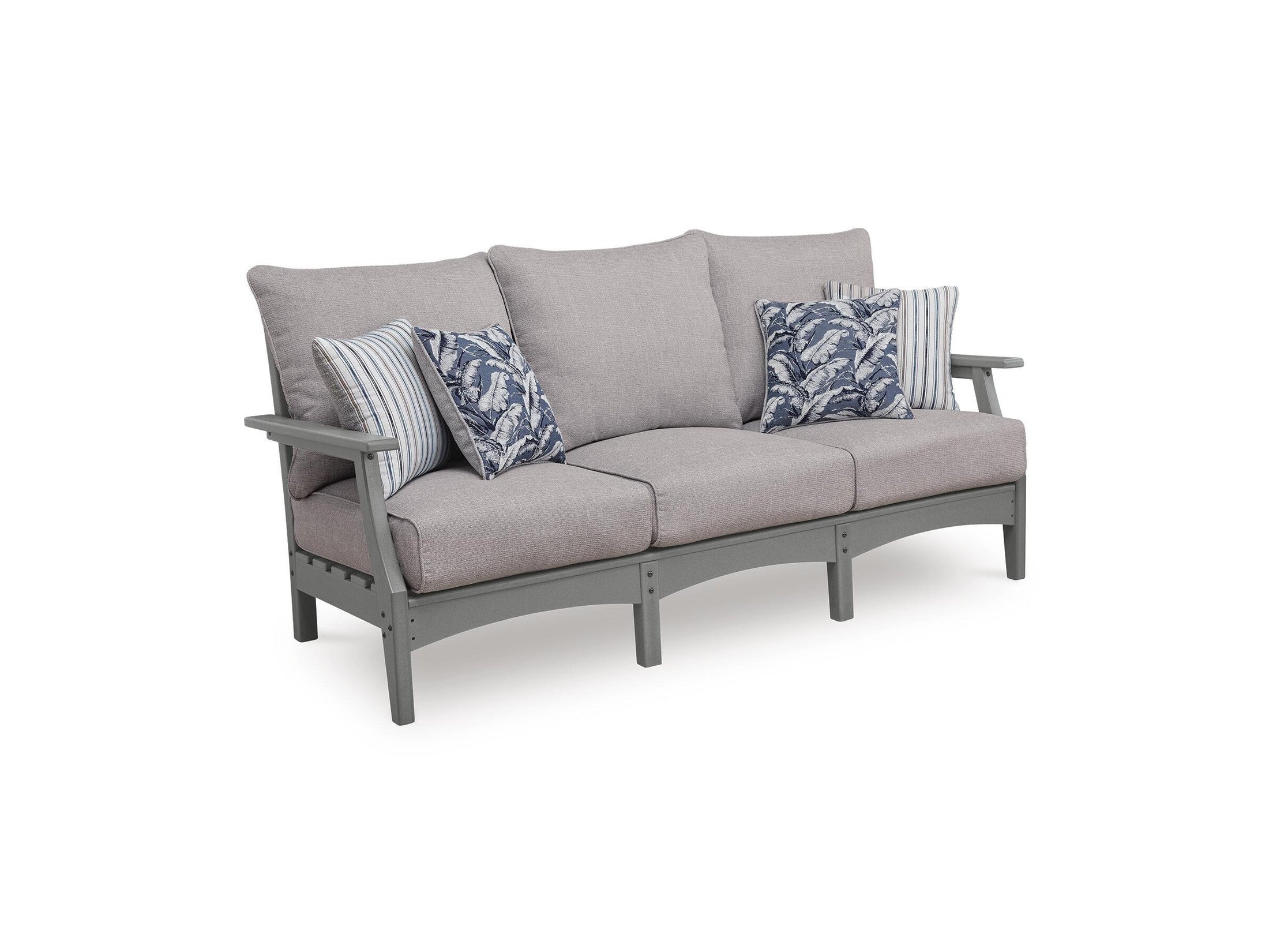 Cove Beach - Sofa With Cushion - Gray