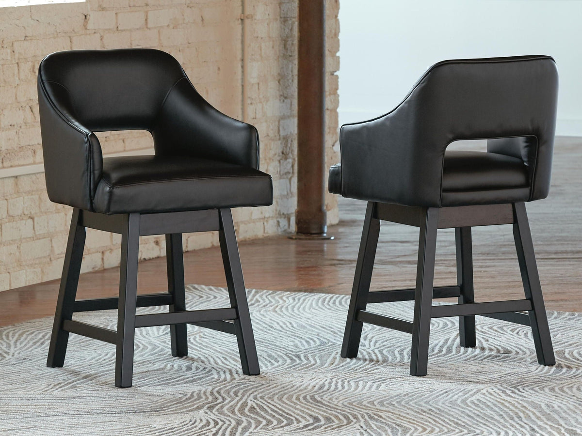 Tallenger - Upholstered Swivel Barstool (Set of 2)