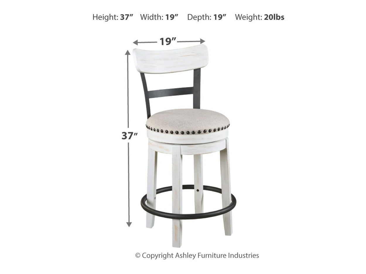 Valebeck - Full Back Swivel Stool
