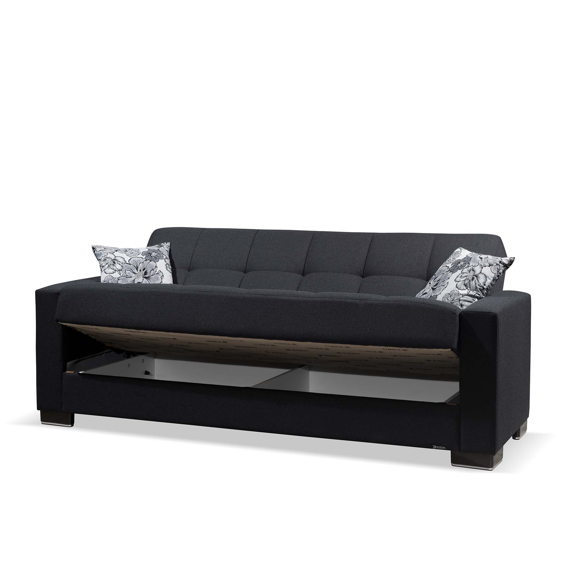 Ottomanson Armada - Upholstered Convertible Sofabed With Storage - Chenille