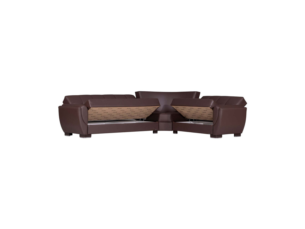 Ottomanson Armada Air - Upholstered Convertible Sectional With Storage