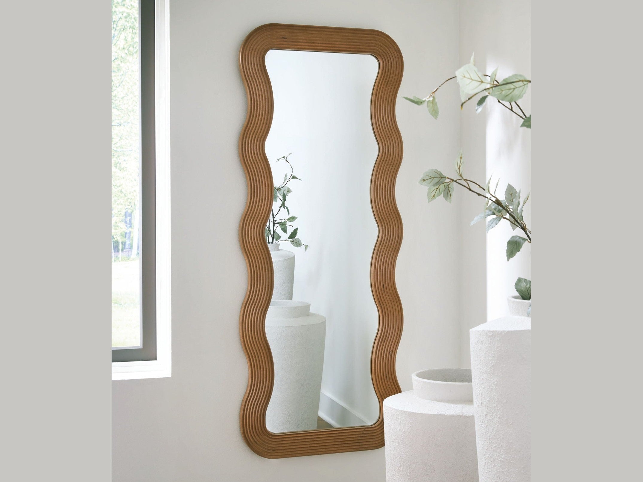 Ellisonville - Floor Mirror - Brown