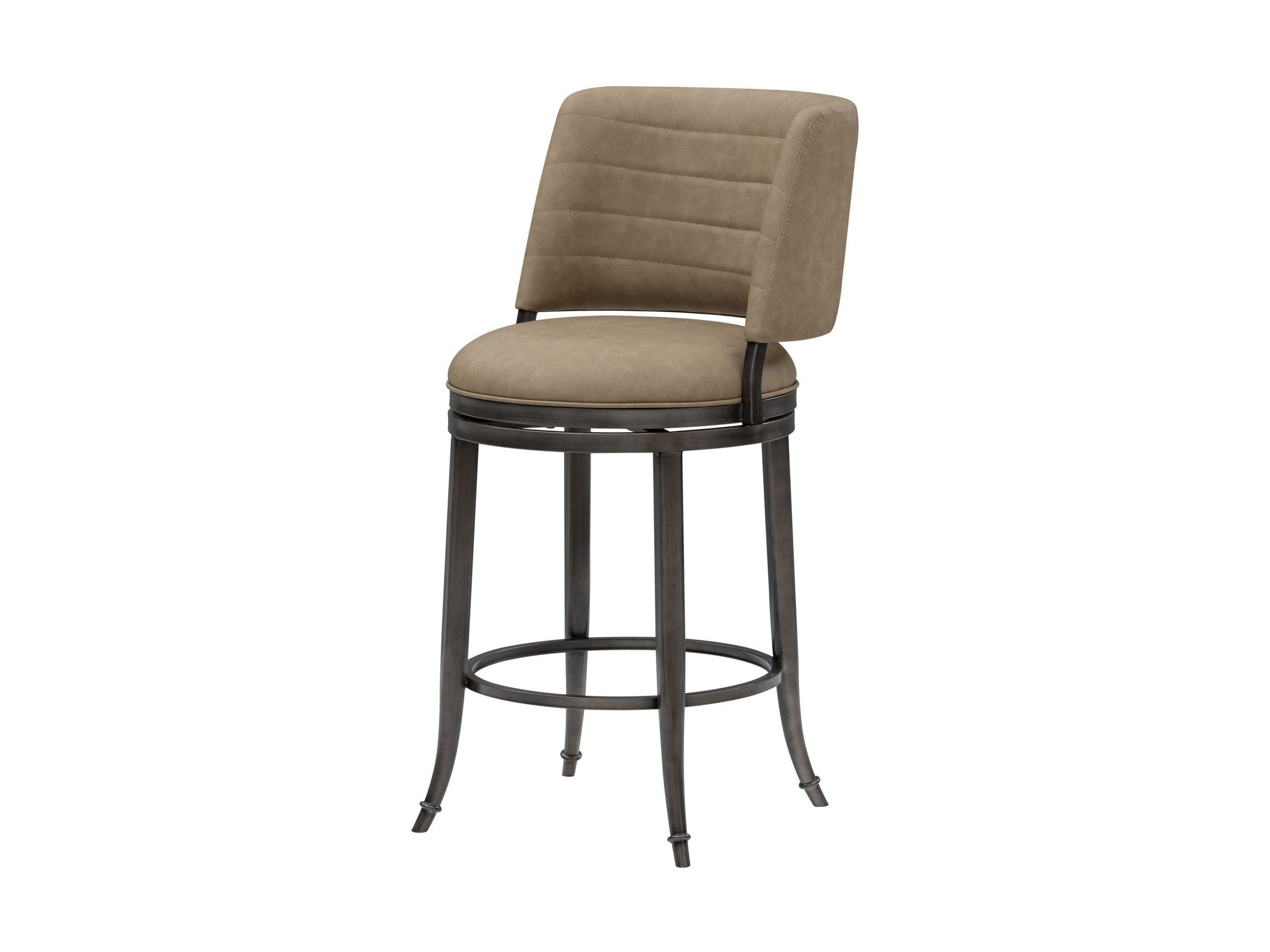 Torres - Upholstered Swivel Counter Height Barstool