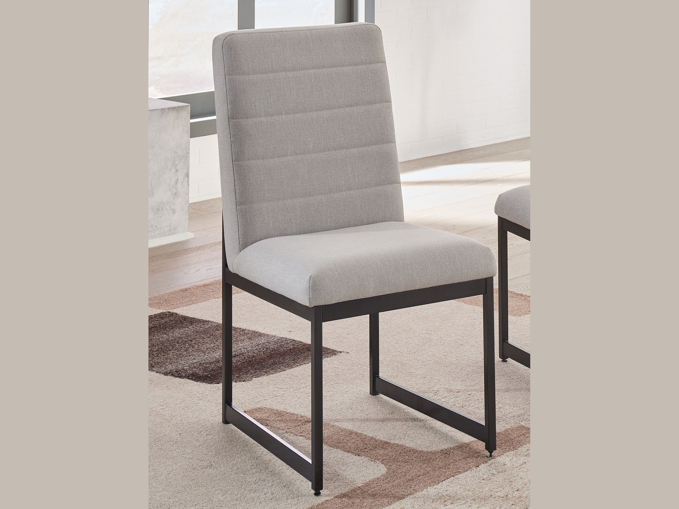 Tomtyn - Dining Upholstered Side Chair (Set of 2) - Light Brown