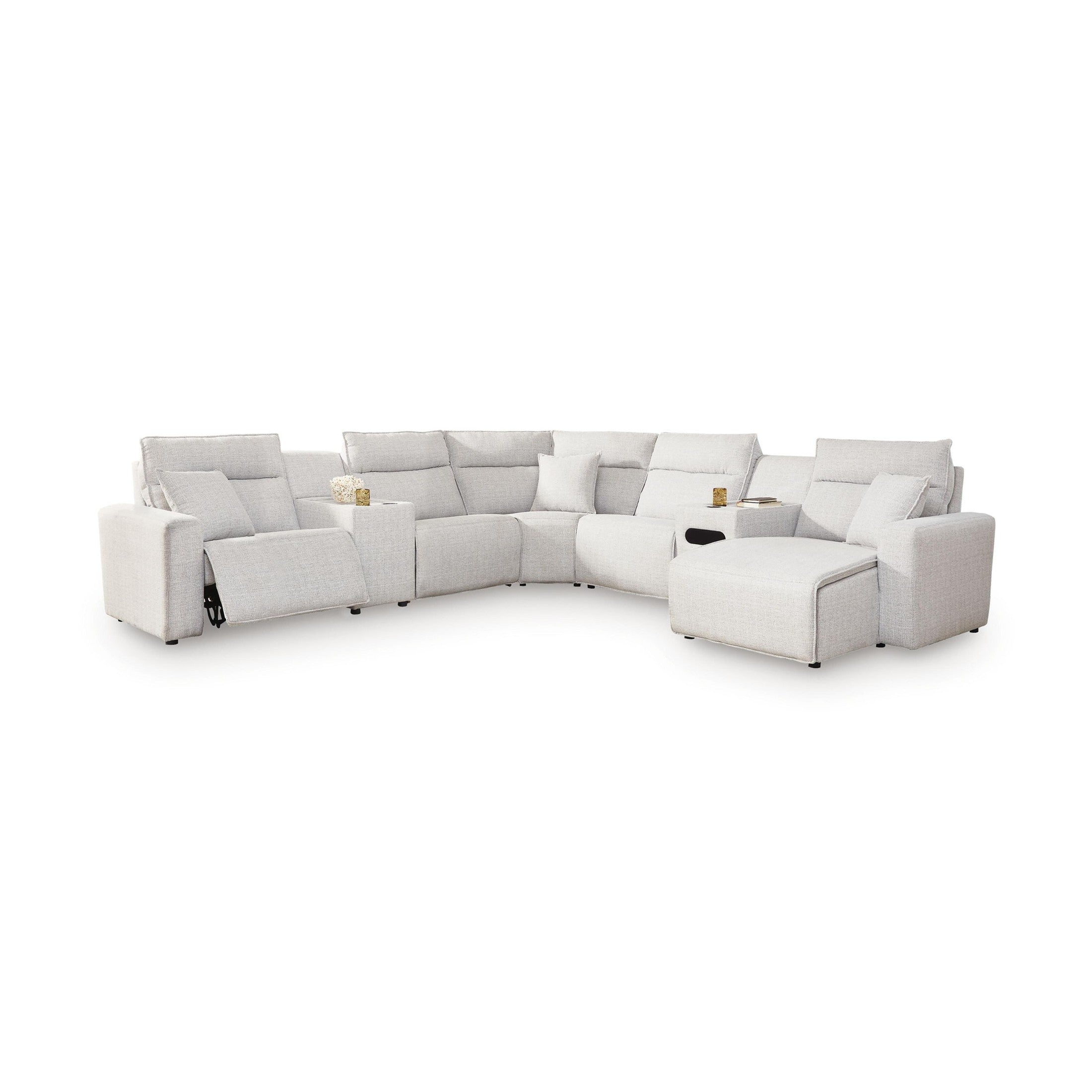 Modmax II - Reclining Sectional - Stone