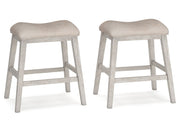Skempton - Upholstered Stool (Set of 2) - White