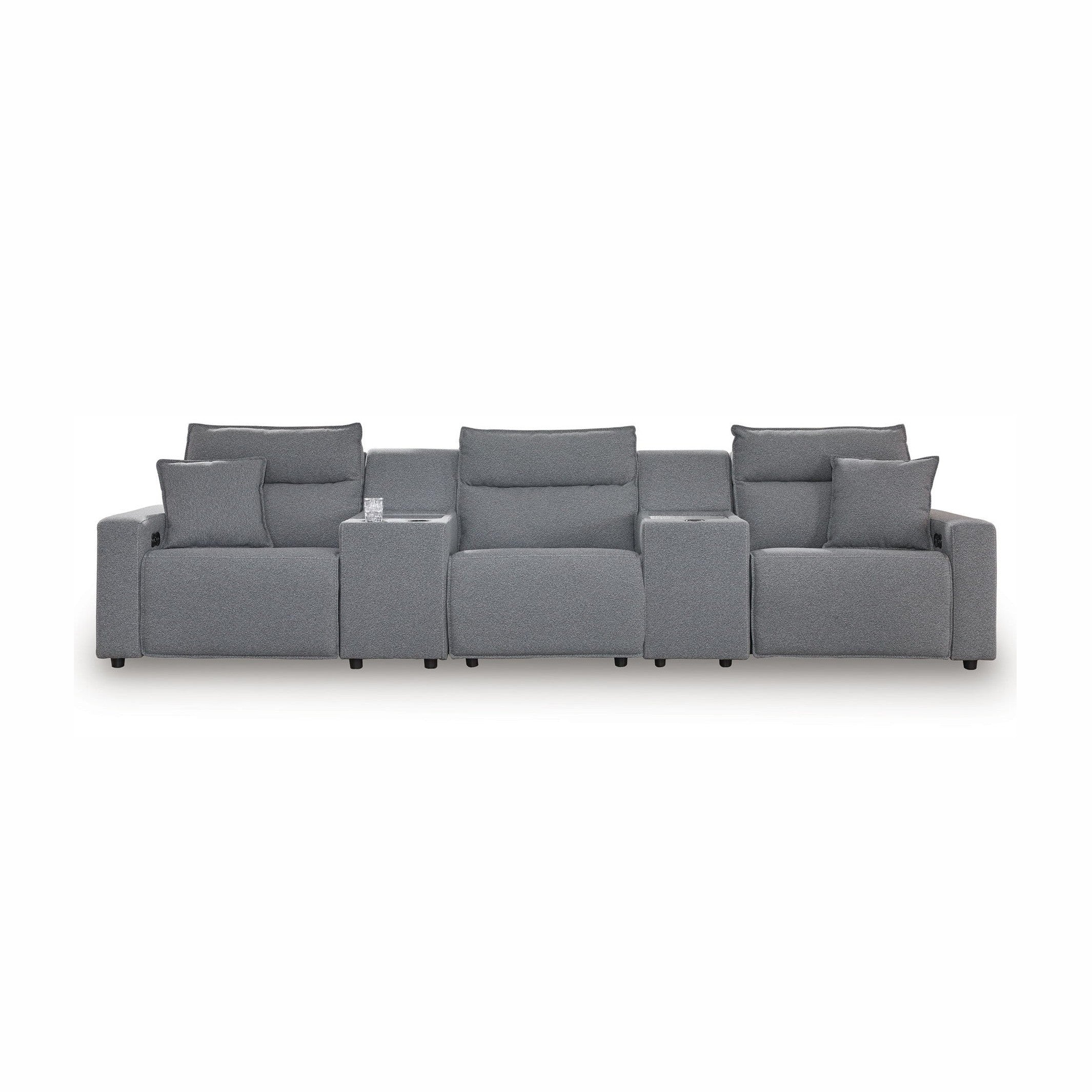 Modmax II - Reclining Sectional - Salt And Pepper