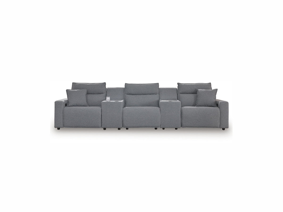 Modmax II - Reclining Sectional - Salt And Pepper