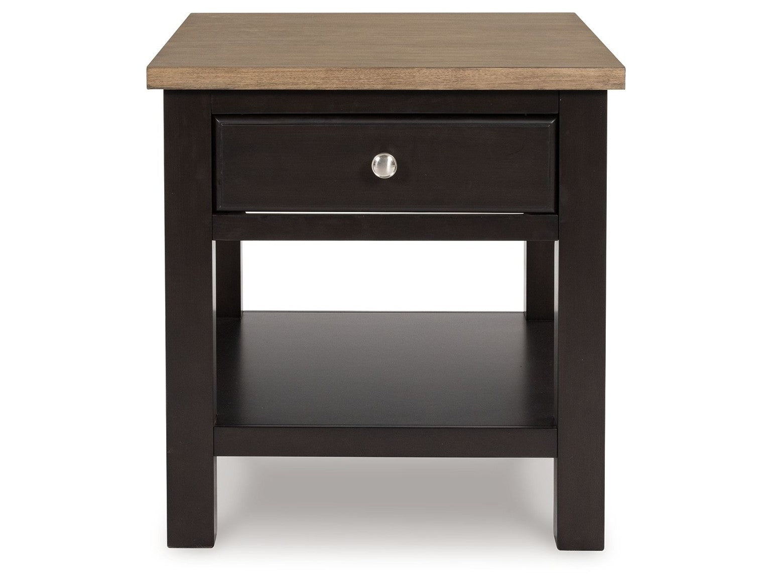 Drazmine - Rectangular End Table - Brown