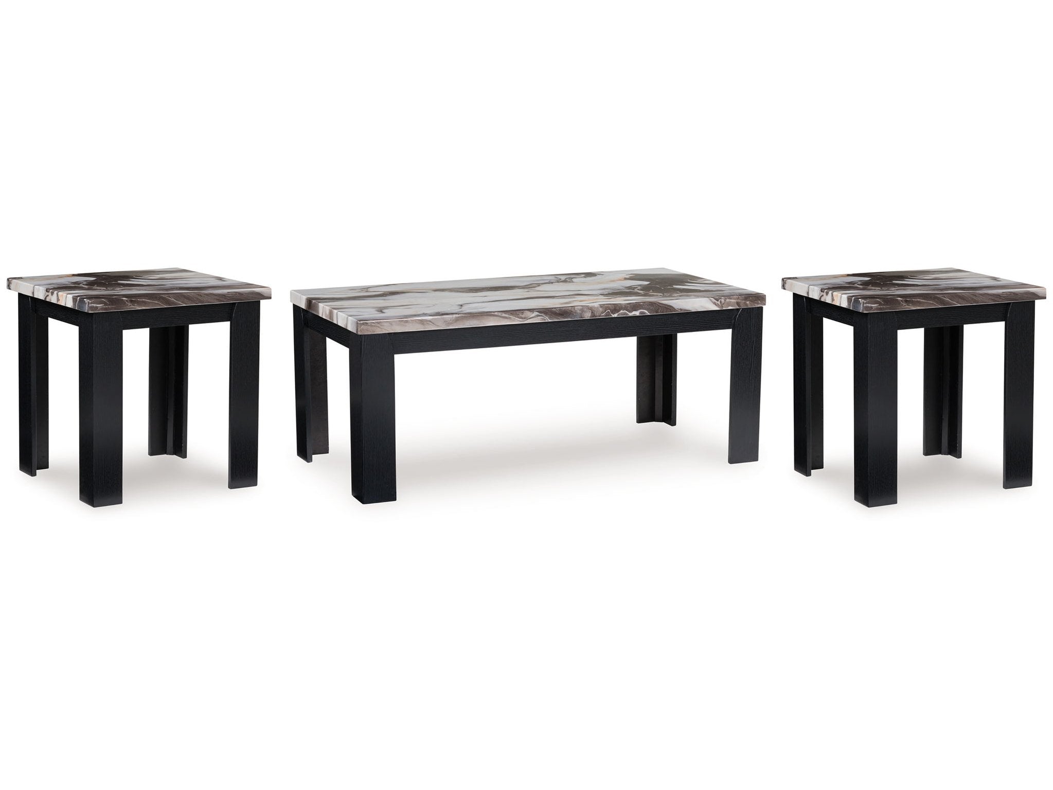 Jazmore - Occasional Table Set (Set of 3) - Dark Brown