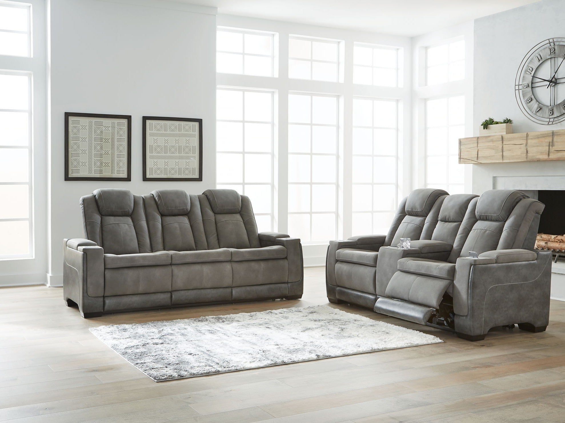 Next-Gen Durapella - Power Reclining Living Room Set