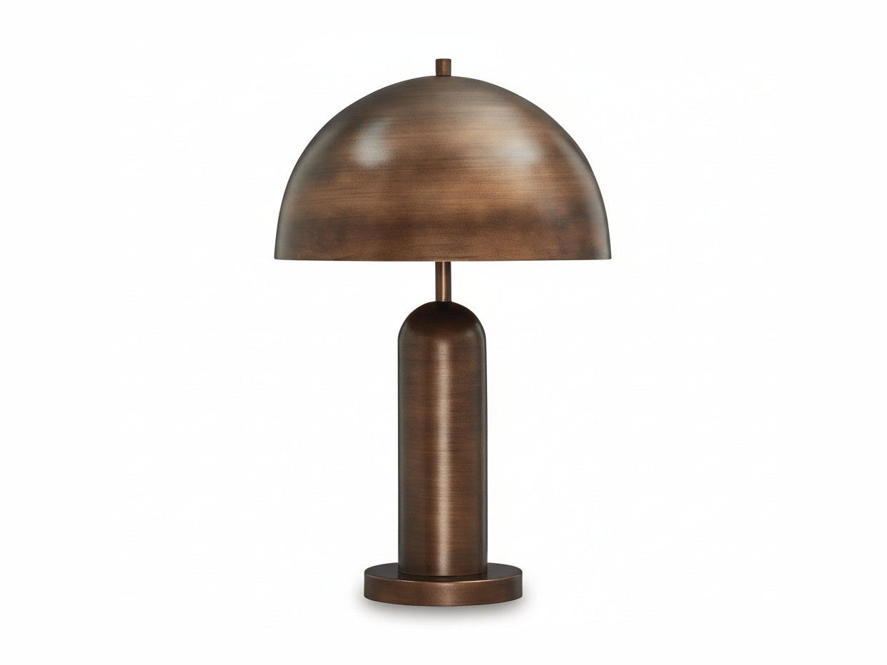 Wendfield bronze table lamp on a white background.