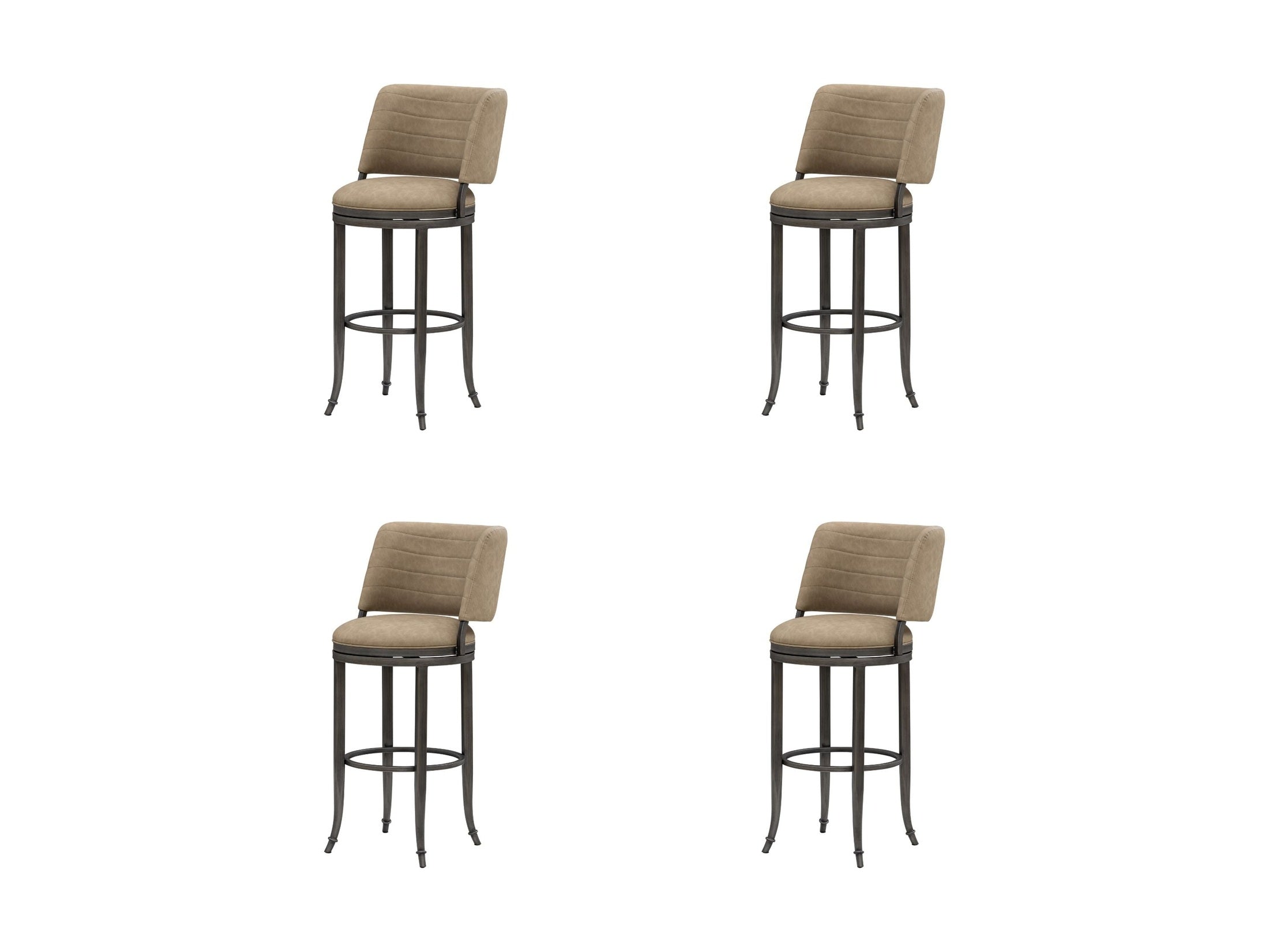 Torres - Upholstered Swivel Barstool