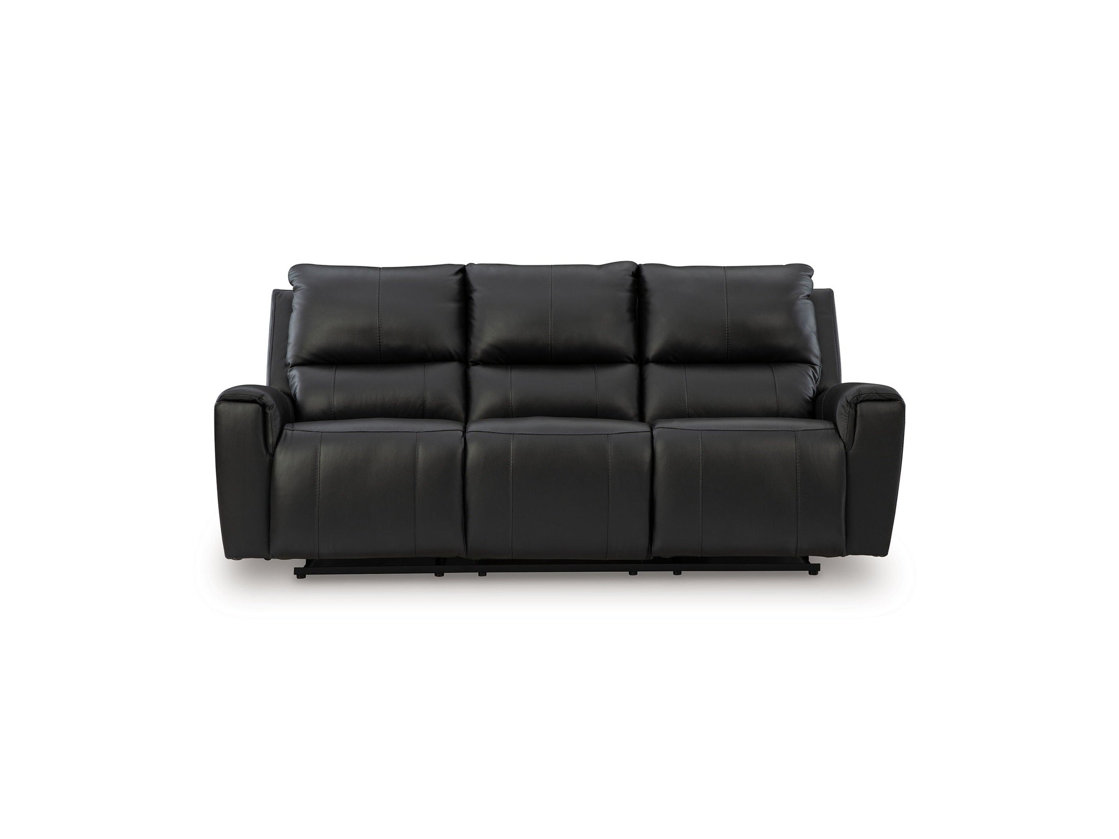 Glossmore - Reclining Sofa - Black