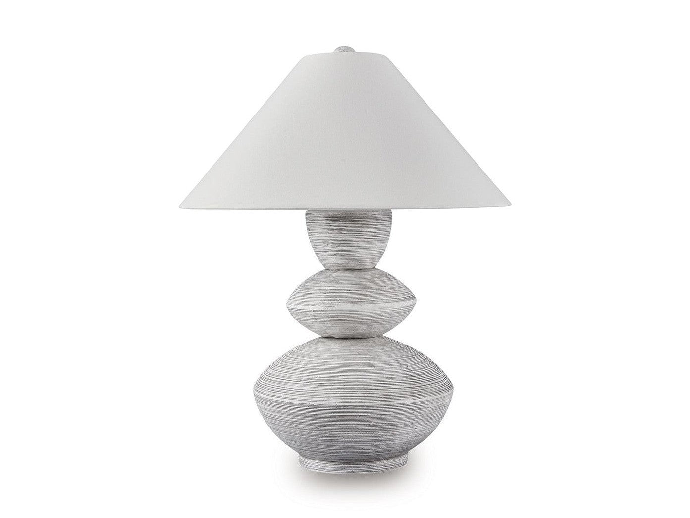 Brickdon - Poly Table Lamp - Distressed White