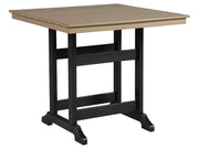 Fairen Trail - Square Counter TBL w/Umb OPT - Black / Driftwood