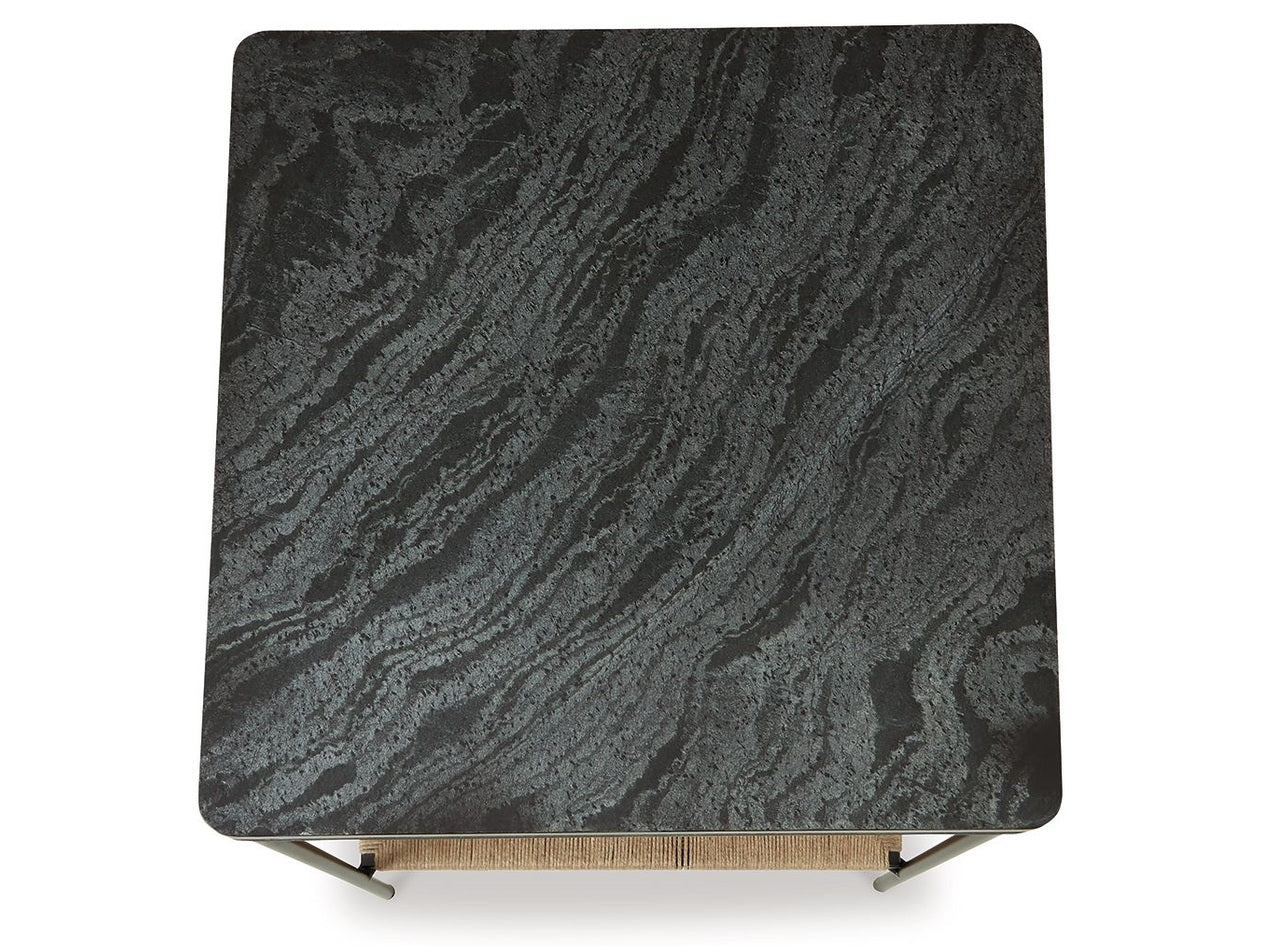 Minrich - Accent Table - Black / Natural