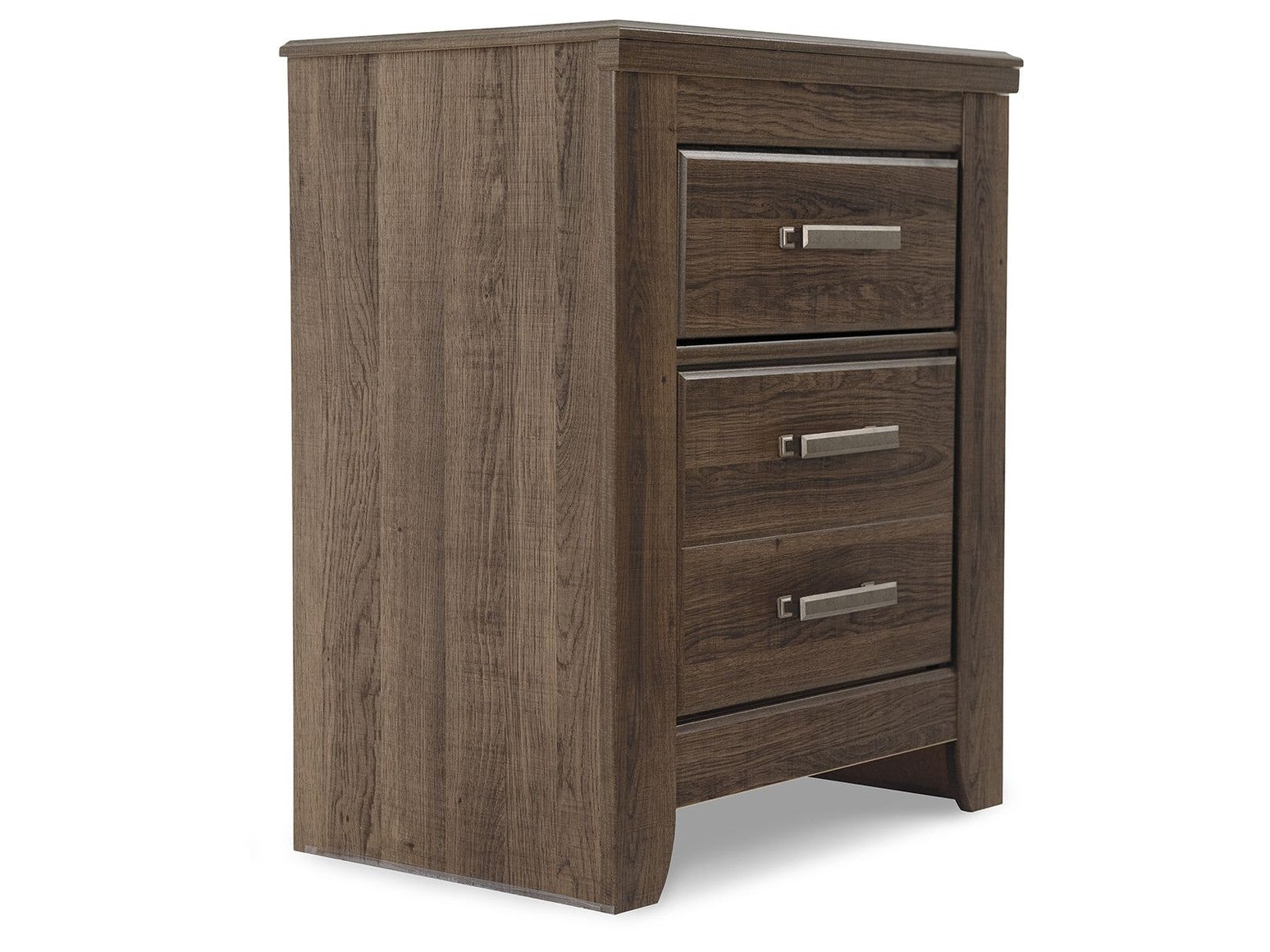Juararo - Two Drawer Night Stand - Dark Brown