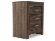 Juararo - Two Drawer Night Stand - Dark Brown