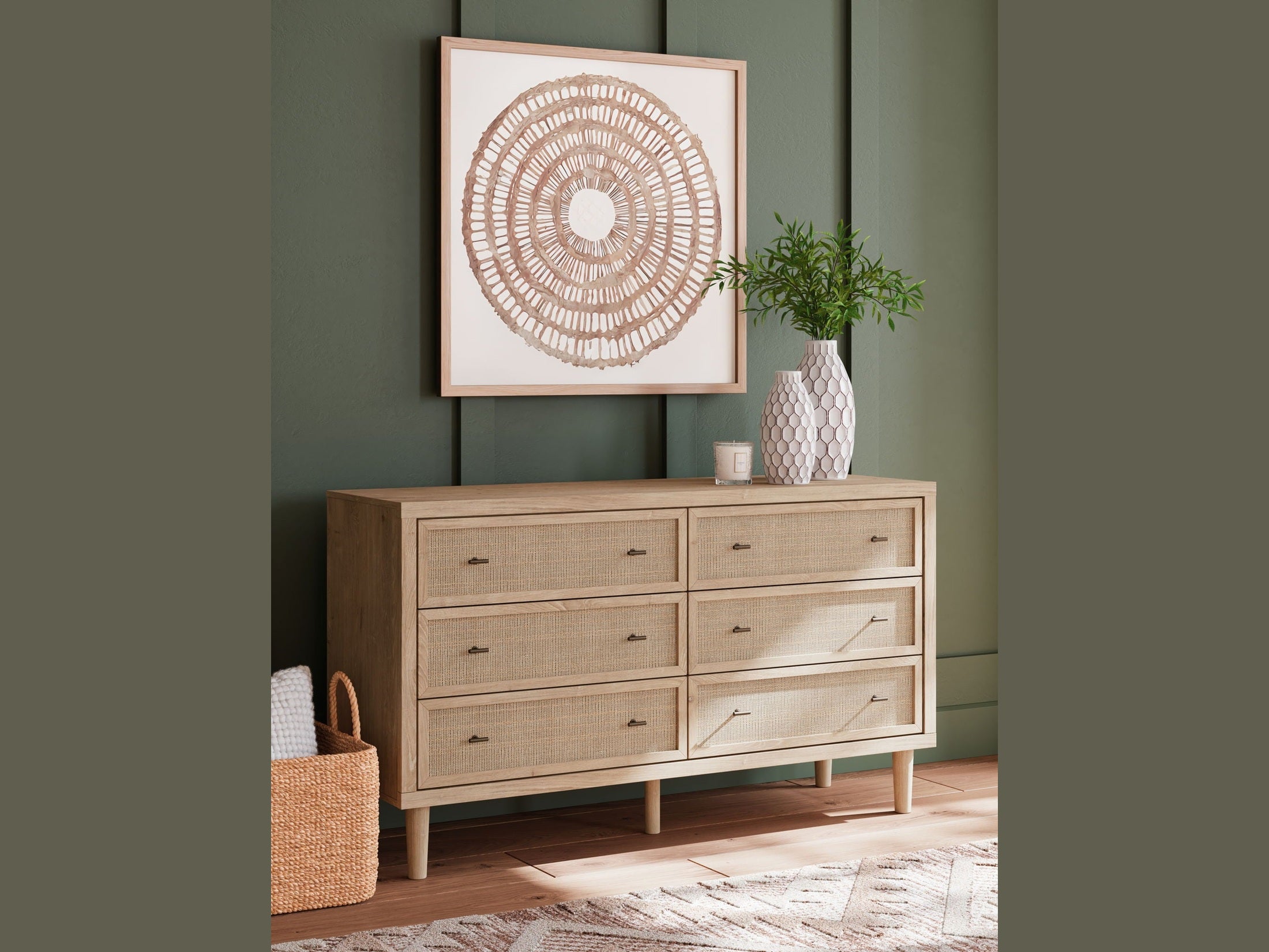 Cielden - Six Drawer Dresser - Two-Tone