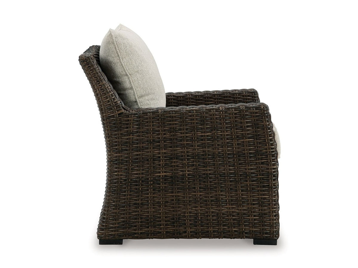 Brook Ranch - Lounge Chair With Cushion - Brown