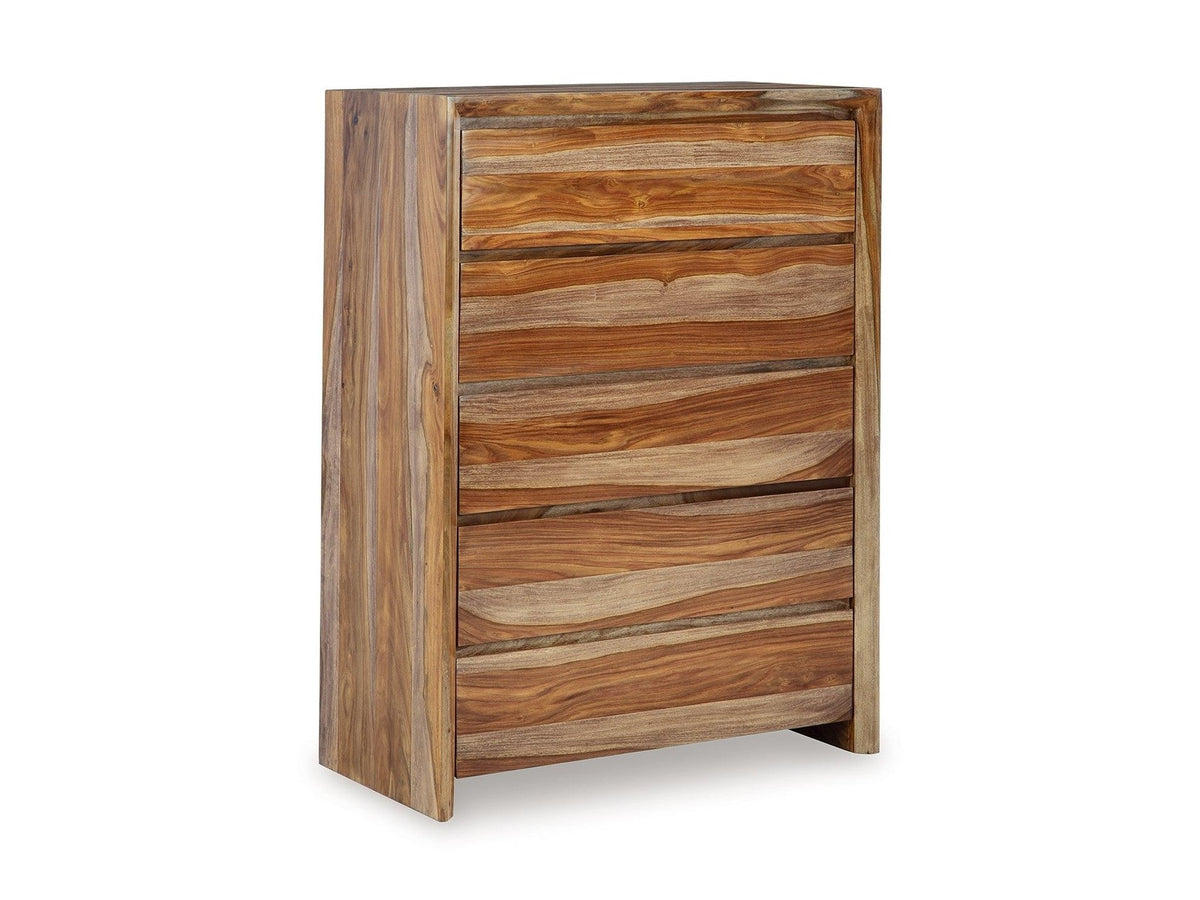 Dressonni - Five Drawer Chest - Brown