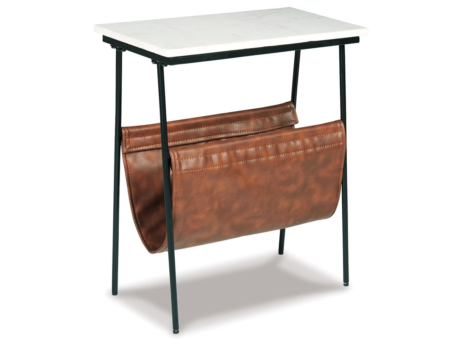 Etanbury - Accent Table - Brown / Black / White