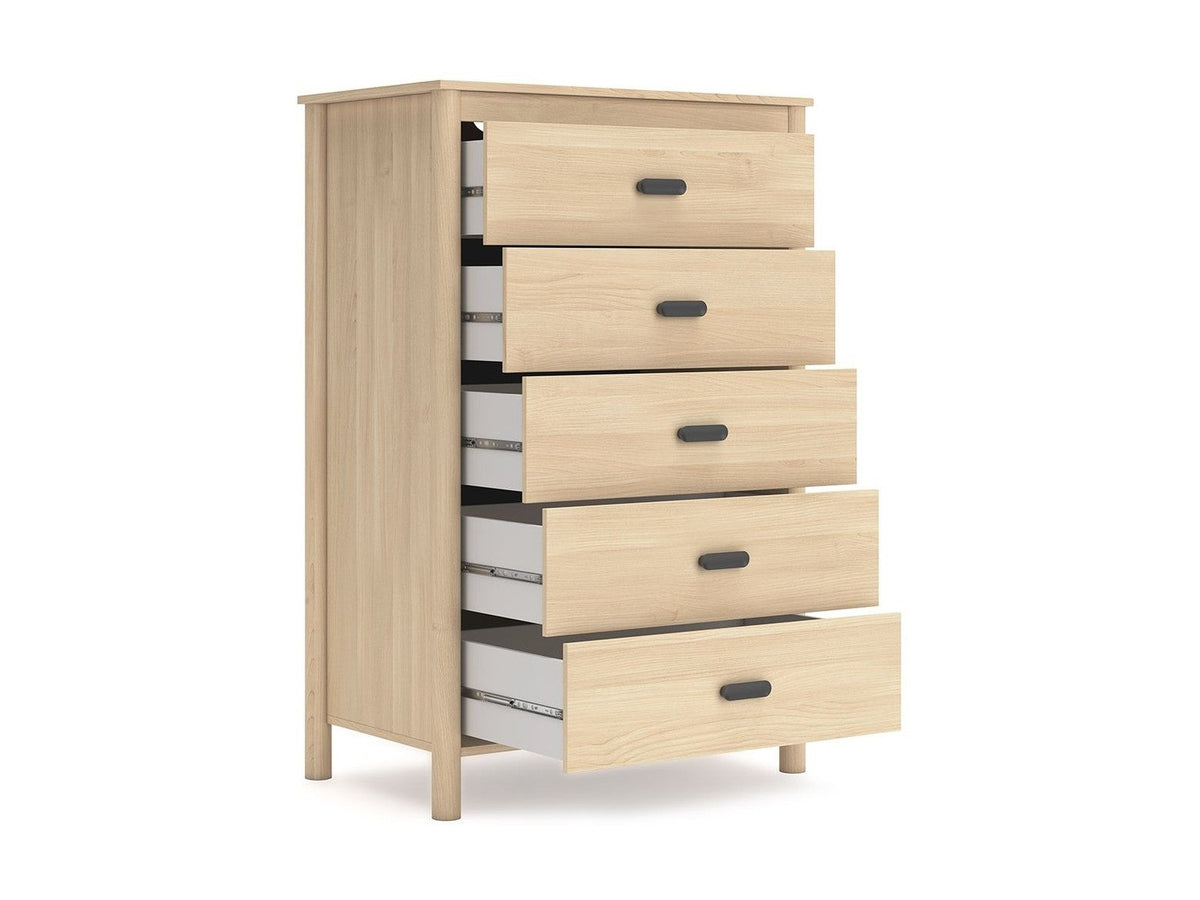 Cabinella - Five Drawer Chest - Tan