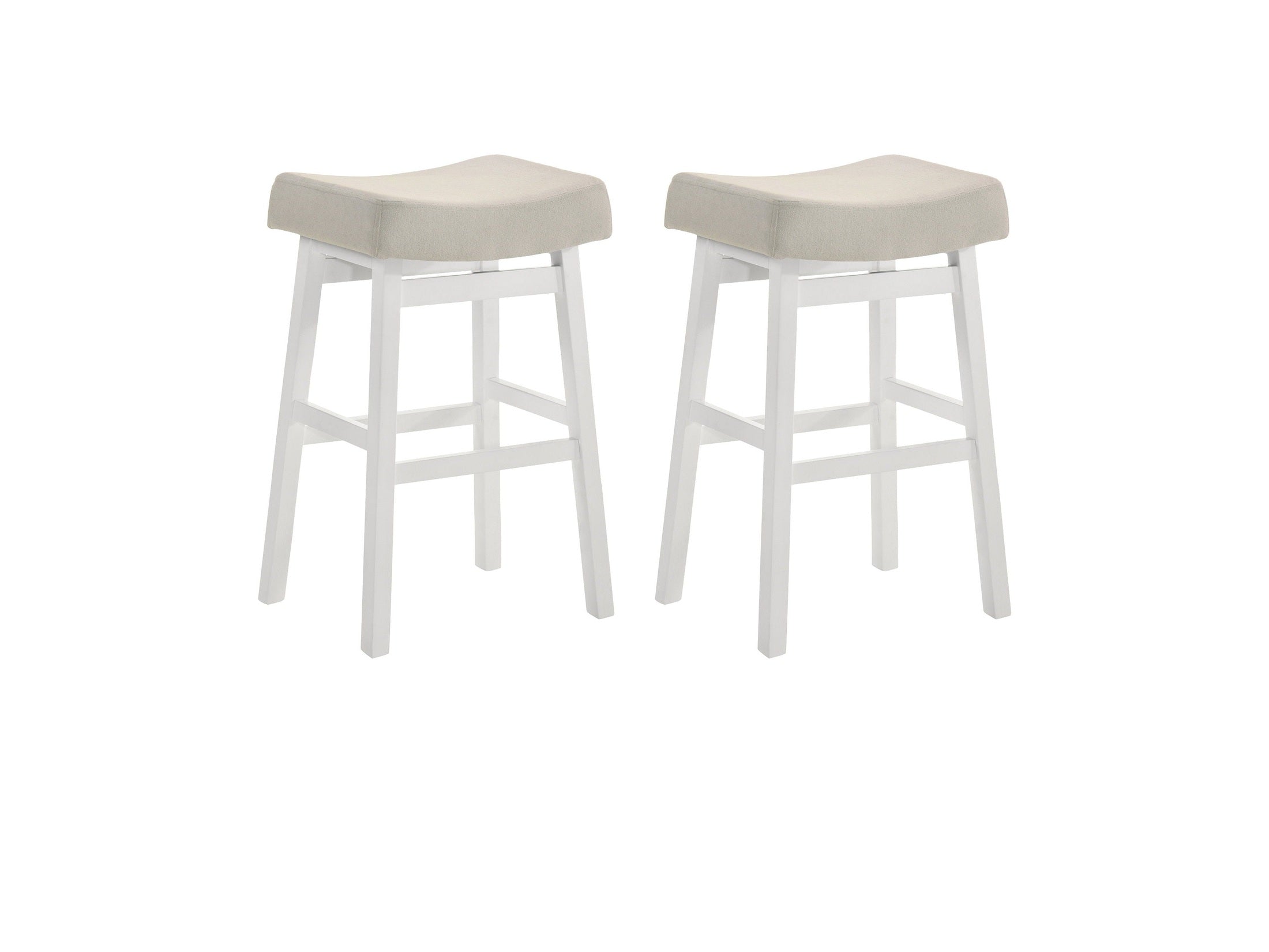 Lenon - Modern Farmhouse Wood Bar Height Kitchen Bar Stool