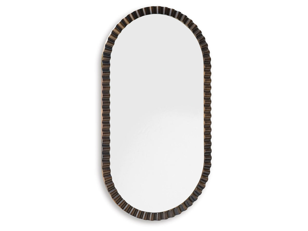 Clorington - Accent Mirror - Dark Brown