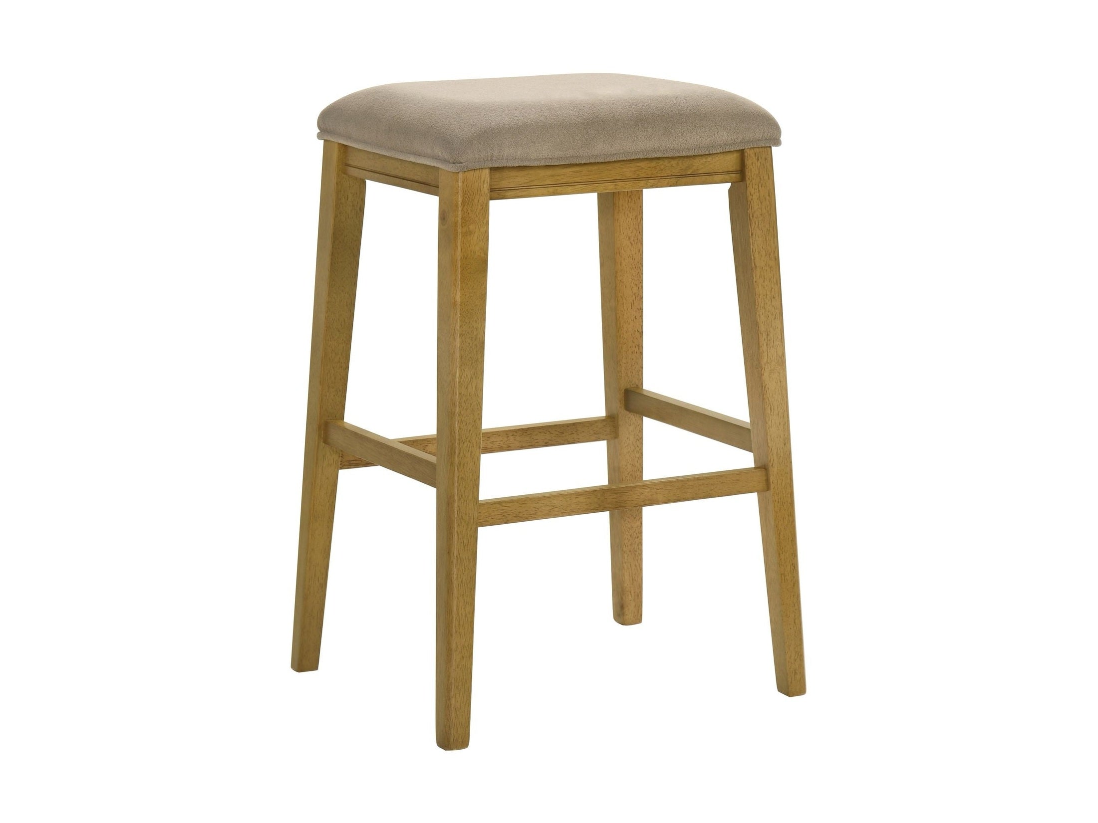 Jane - Contemporary Transitional Wood Bar Height Kitchen Bar Stool