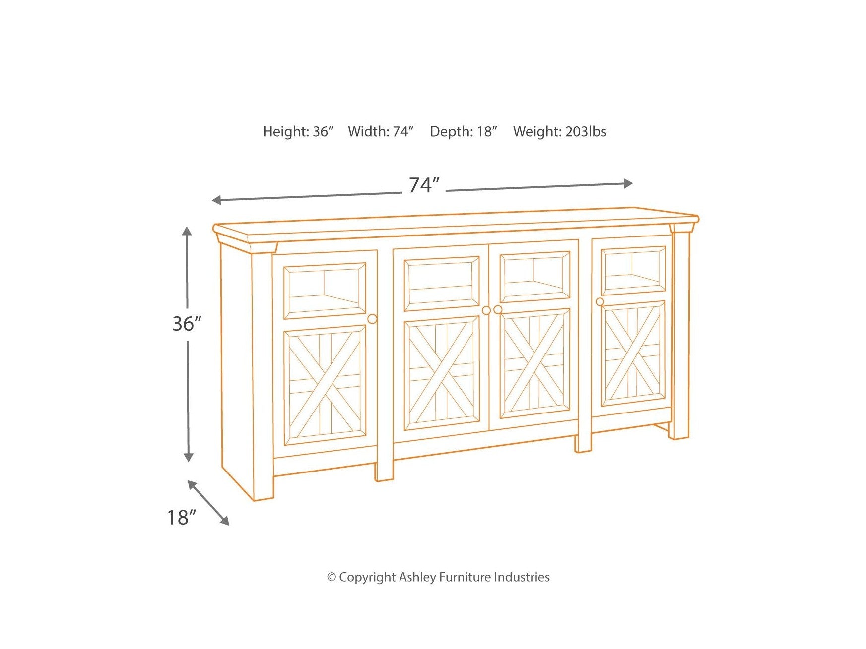 Bolanburg - TV Stand