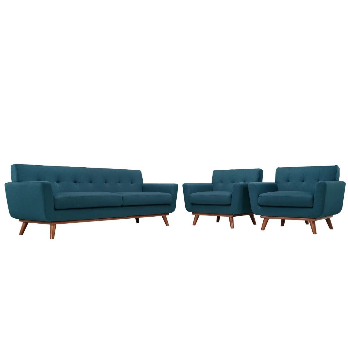 Modway Engage Armchairs and Sofa Set of 3