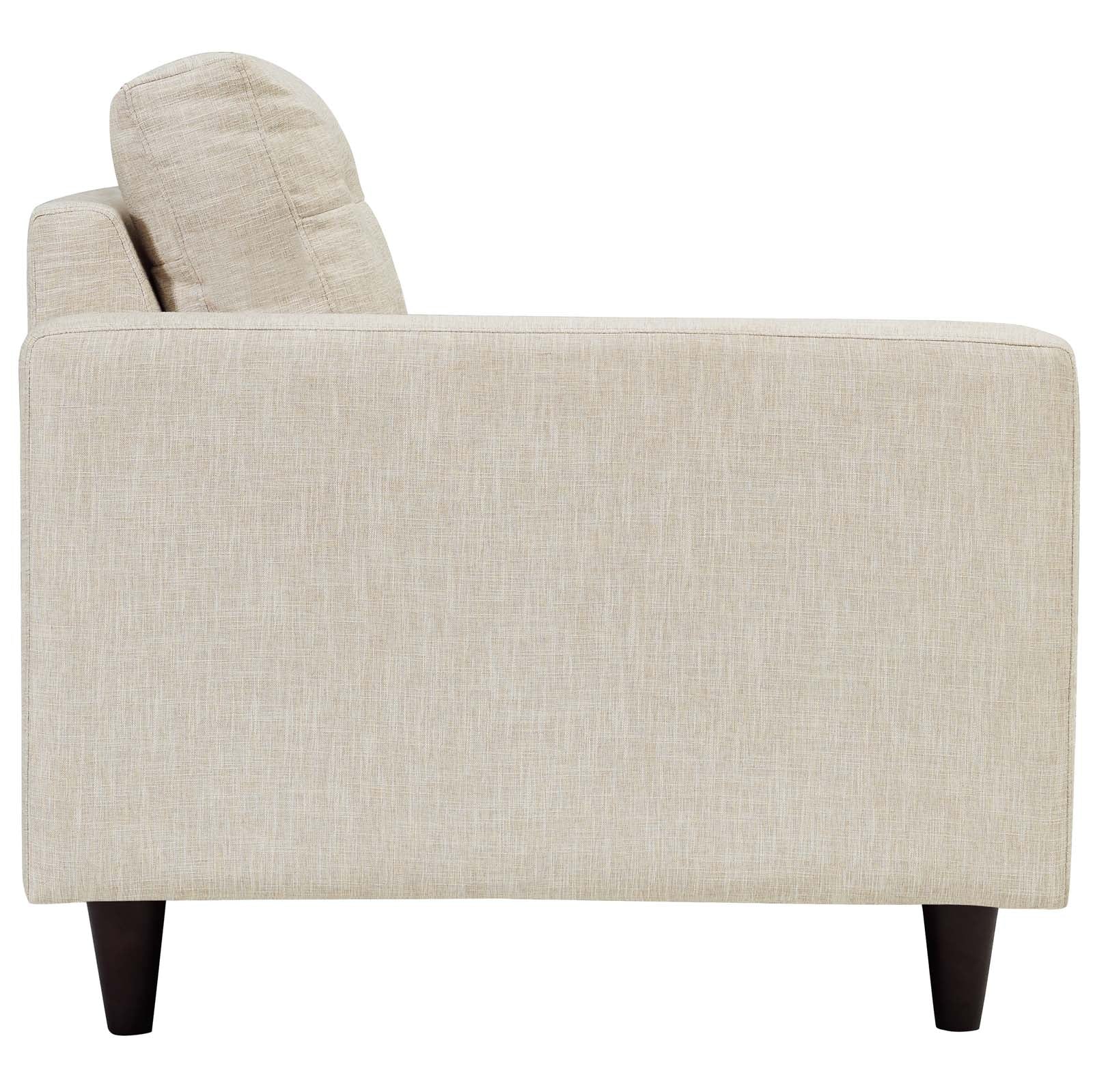 Modway Empress Left-Facing Upholstered Fabric Loveseat