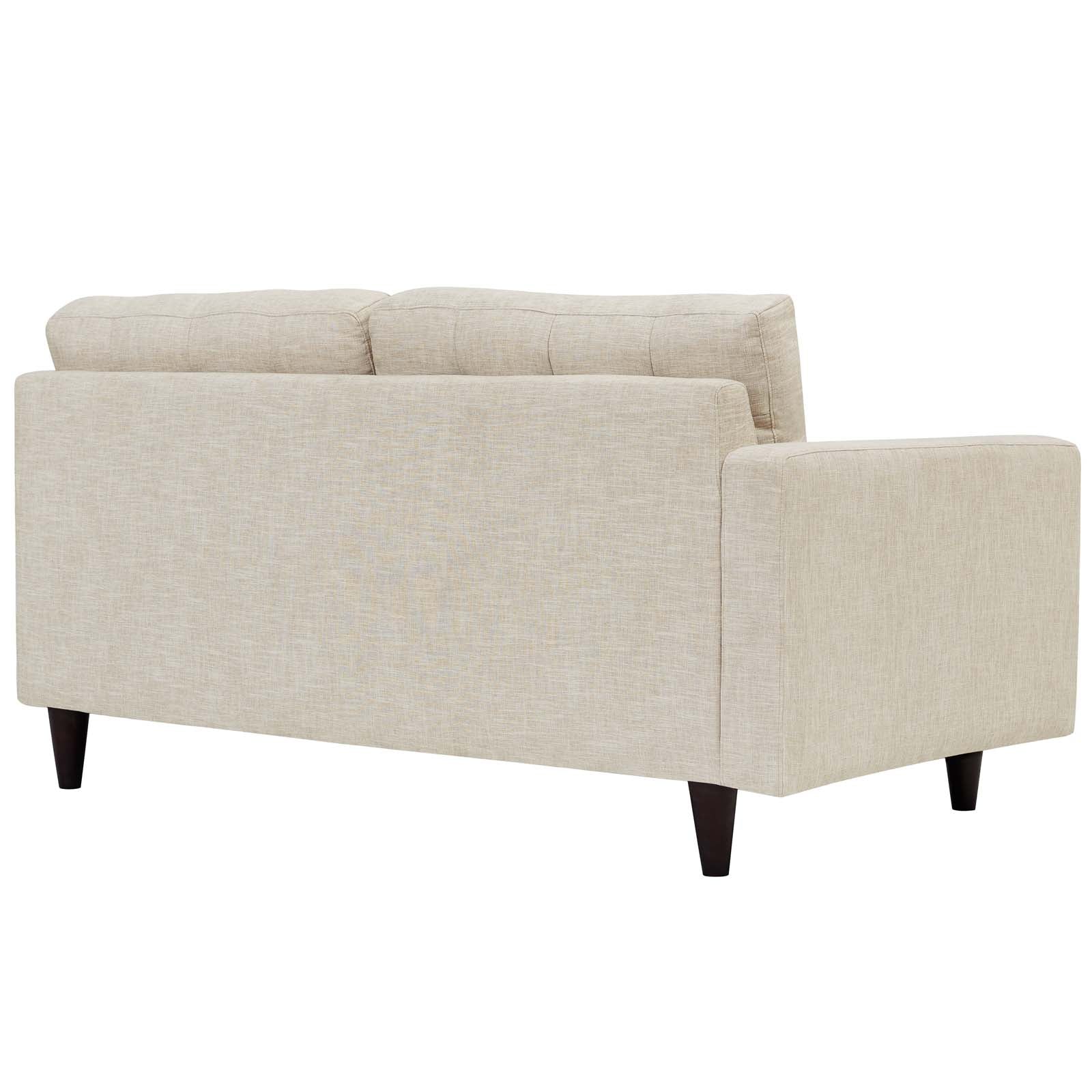 Modway Empress Left-Facing Upholstered Fabric Loveseat