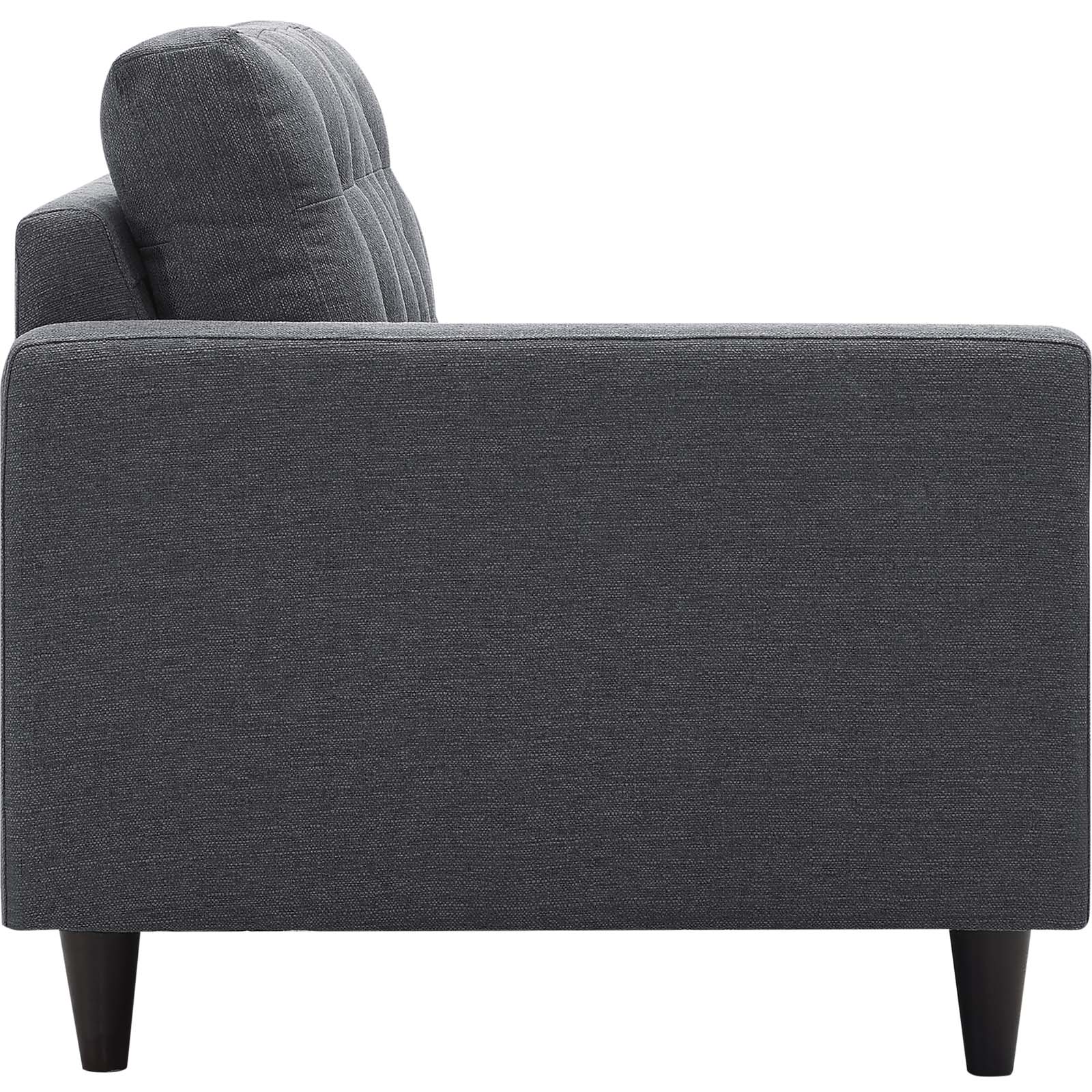 Modway Empress Left-Facing Upholstered Fabric Loveseat