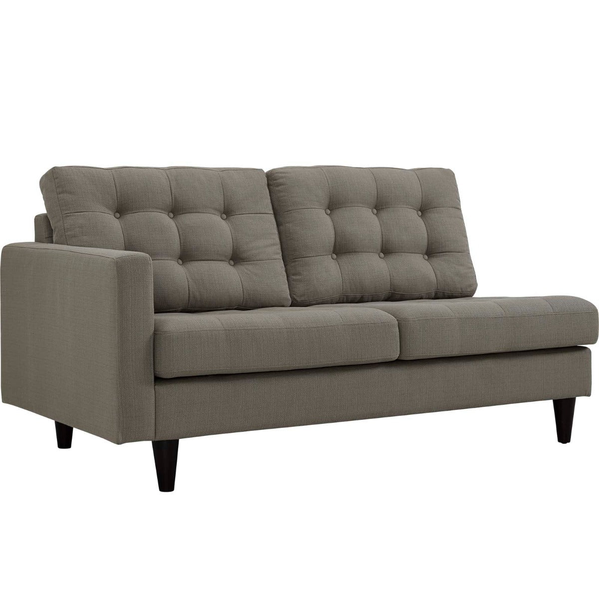 Modway Empress Left-Facing Upholstered Fabric Loveseat