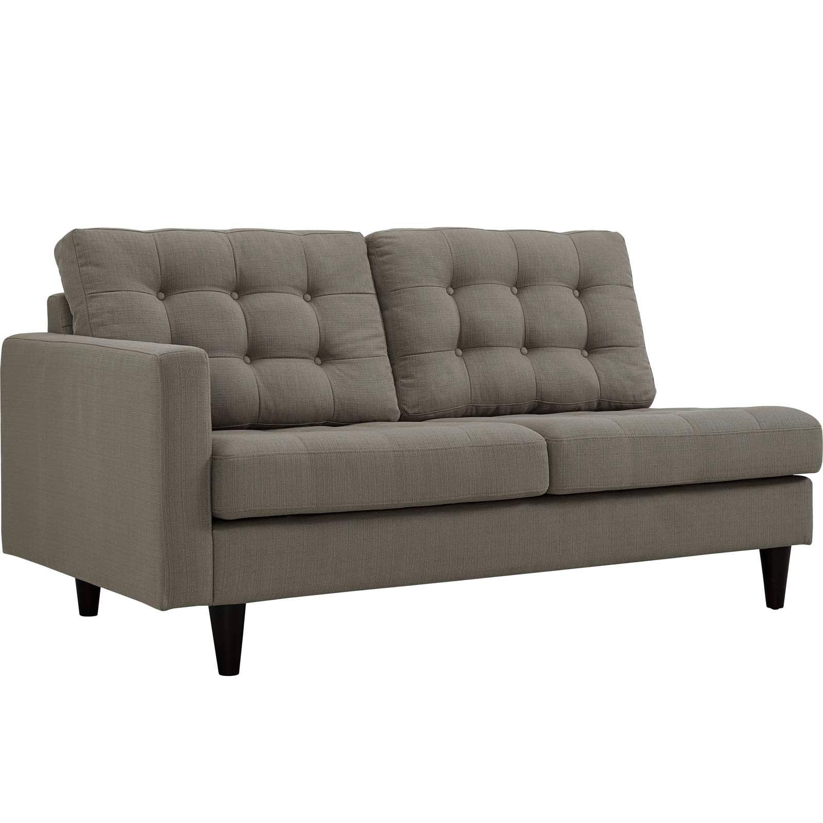 Modway Empress Left-Facing Upholstered Fabric Loveseat