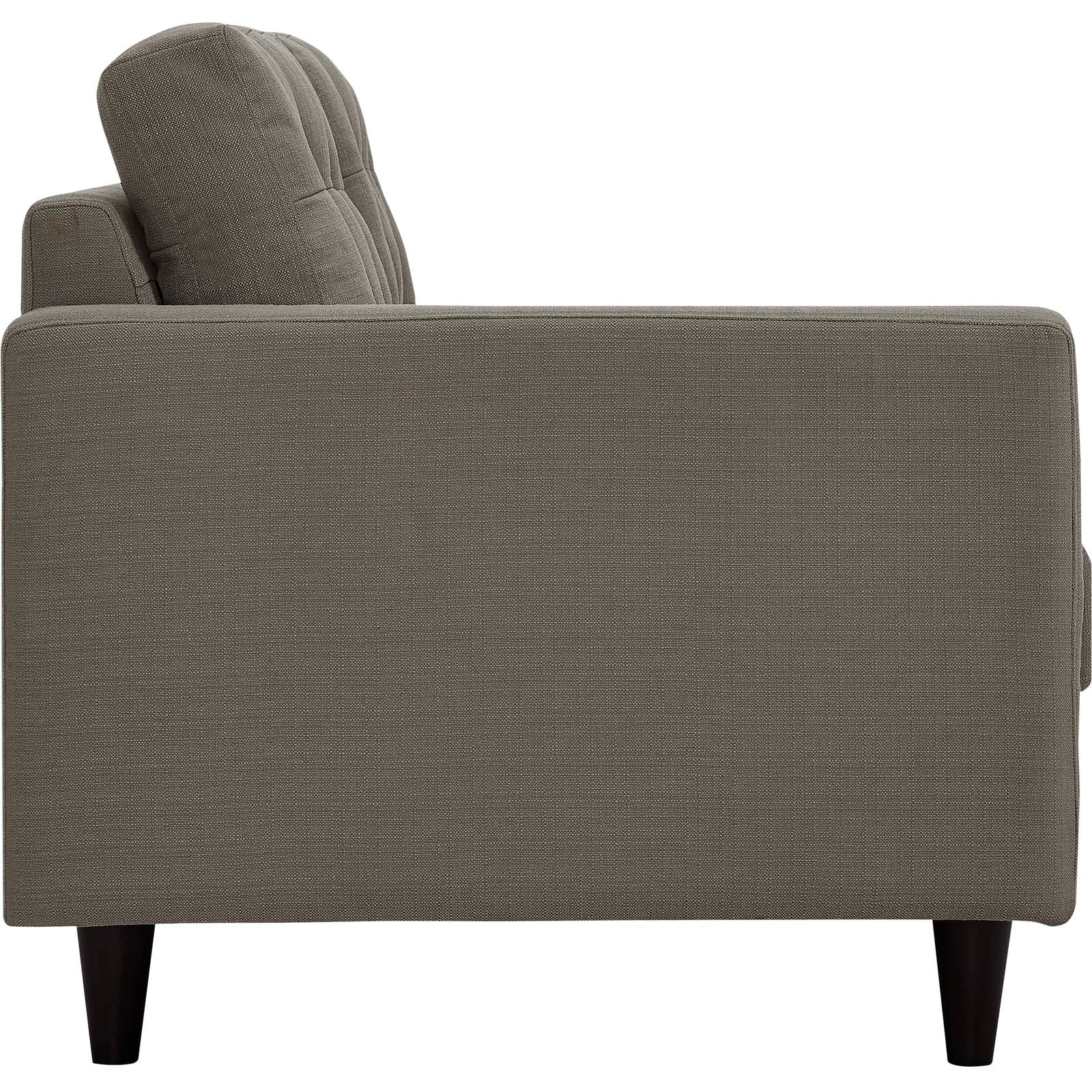 Modway Empress Left-Facing Upholstered Fabric Loveseat