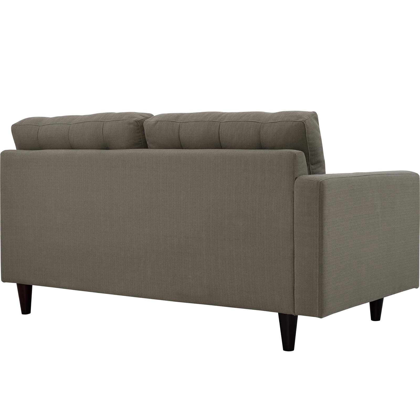 Modway Empress Left-Facing Upholstered Fabric Loveseat